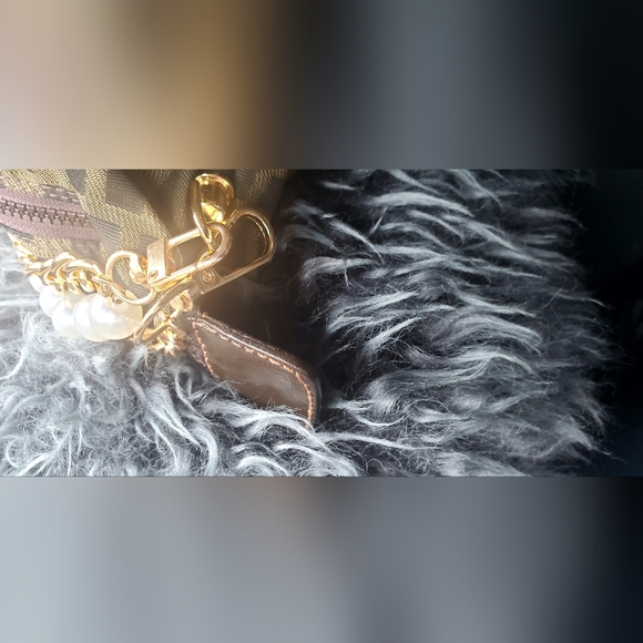 *** Mercari Sold*Fendi Zucca Shoulder Bag Pouch - Picture 8 of 12